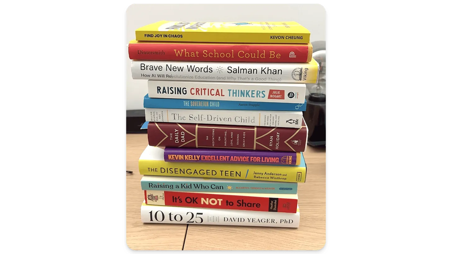 All the books I've recently purchased