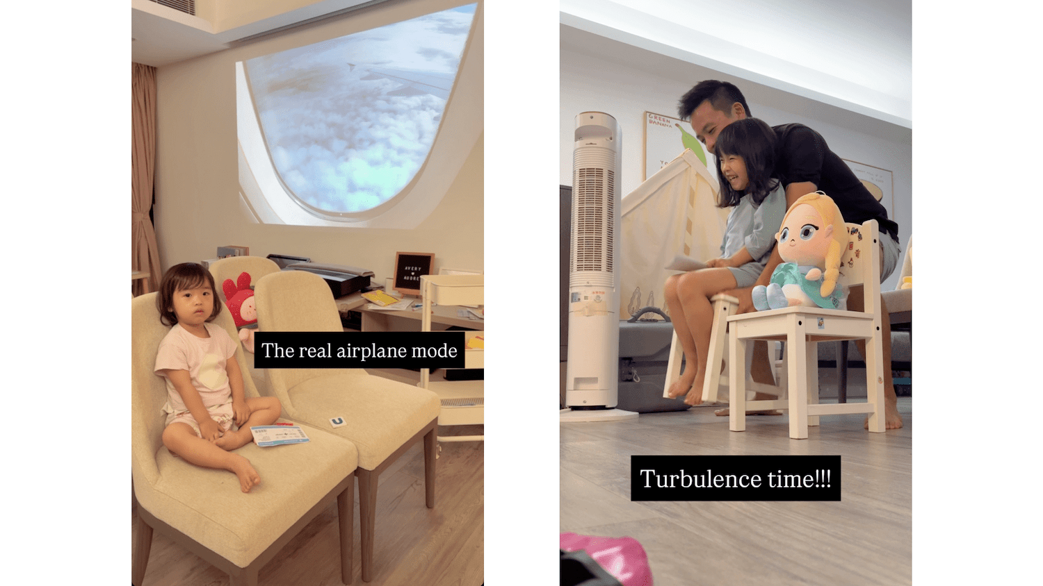 Airplane Role Play with Avery and Audrey