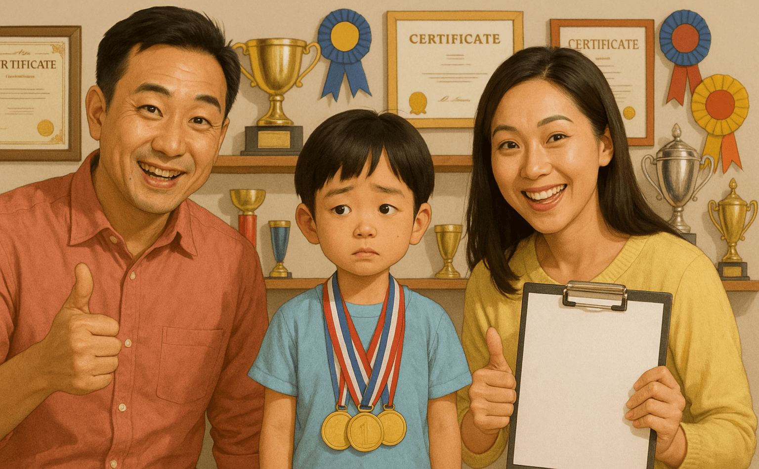 Crazy Performative Asian Parents